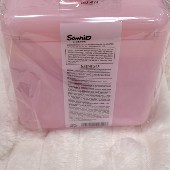 Sanrio miniso mymelody 3 compartment storage - Picture 3 of 3